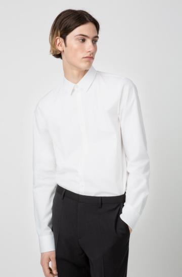 Koszula HUGO Extra Slim Fit Białe Męskie (Pl34662)